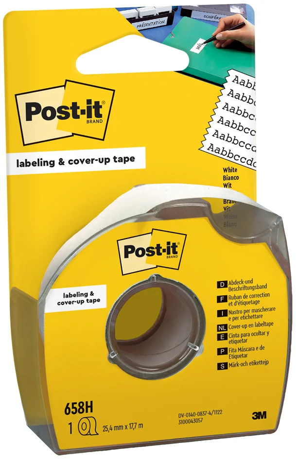 Post-it Ruban de masquage et de marquage, 25 mm x 17,7 m