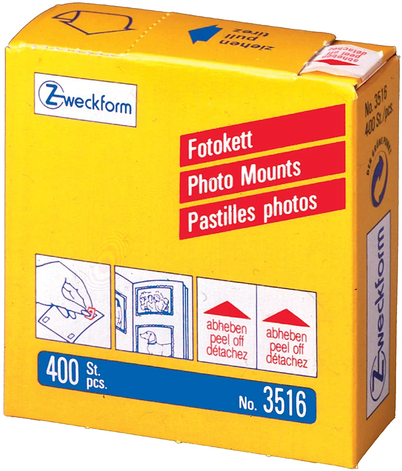 AVERY Zweckform Pastilles pour photos adhésives, 12 x 12 mm