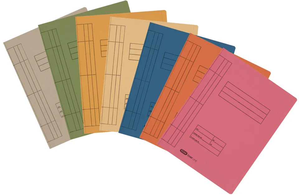 ELBA Chemise à lamelle, A4, en carte lustrée (RC), jaune