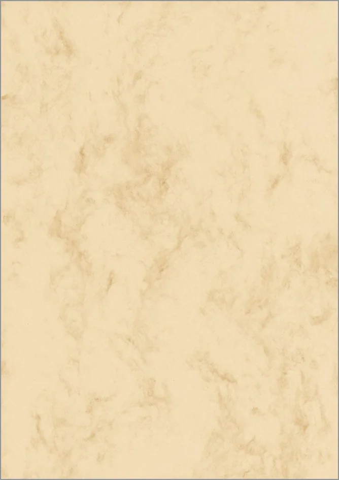 sigel papier marbré, A4, papier fin, 90 g, beige