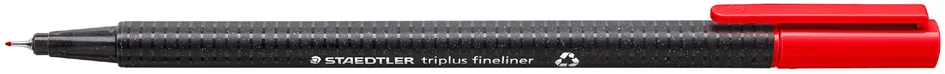 STAEDTLER Fineliner triplus BRILLIANT COLOURS, rouge