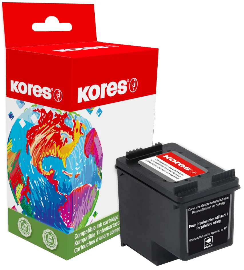 Kores Cartouche rechargée G1901MC remplace C9352A, couleur