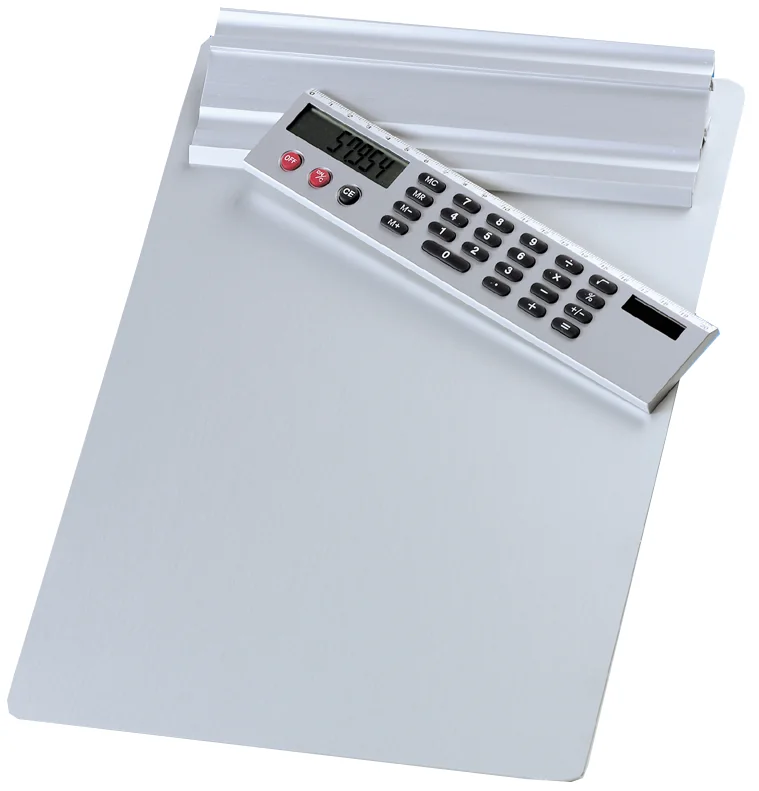 WEDO Porte-bloc, A4, avec calculatrice amovible