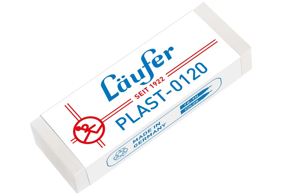 Läufer Gomme en plastique PLAST, transparente