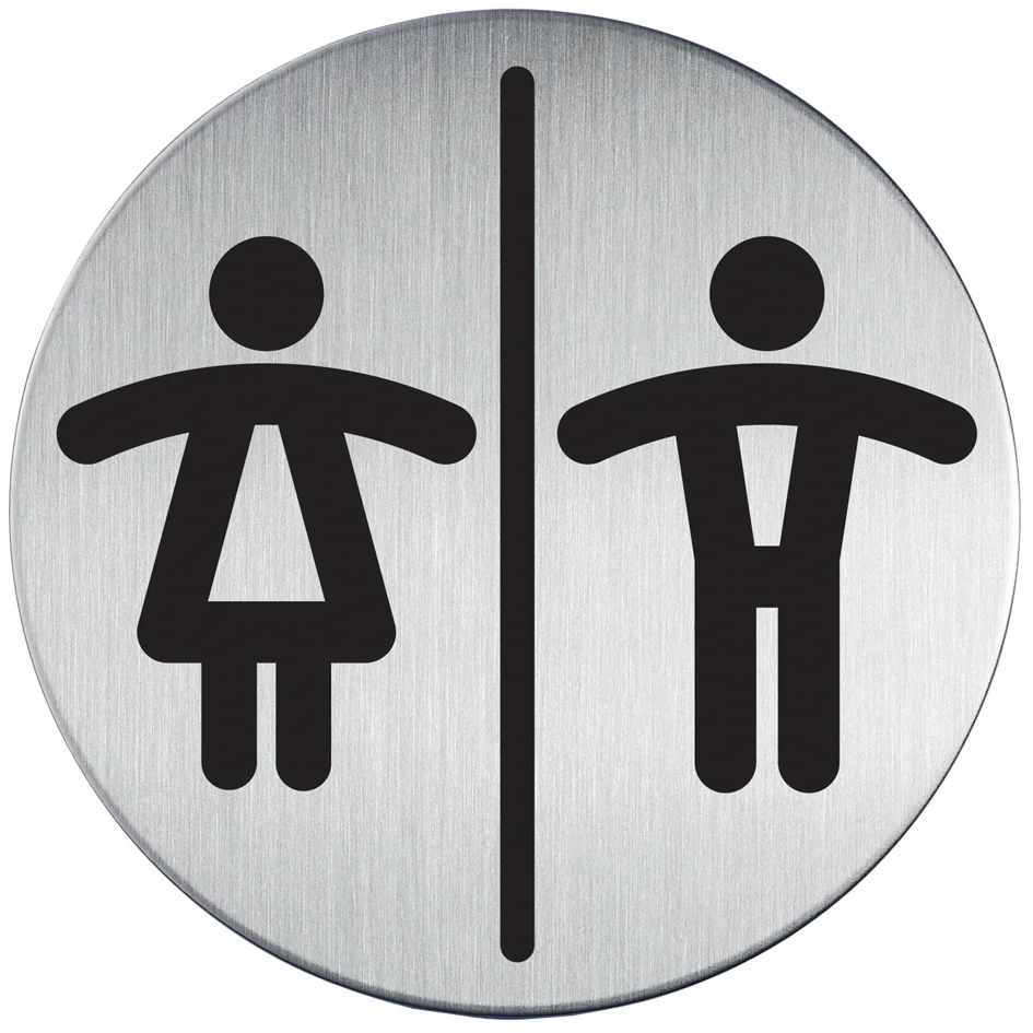 DURABLE Pictogramme 'WC Femmes & Hommes', diamètre: 83 mm Grand Paris Fournitures DURABLE Pictogramme 'WC Femmes & Hommes', diamètre: 83 mm – Image 6