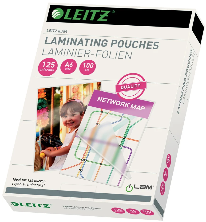 LEITZ Pochette de plastification, A5, brillant, 250 microns