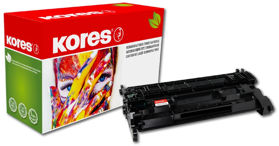 Kores Toner G1210RB remplace hp CB435A/Canon 712, noir