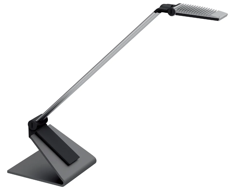 MAUL Lampe de bureau à LED Maulsolaris, socle, argent Grand Paris Fournitures MAUL Lampe de bureau à LED Maulsolaris, socle, argent – Image 4