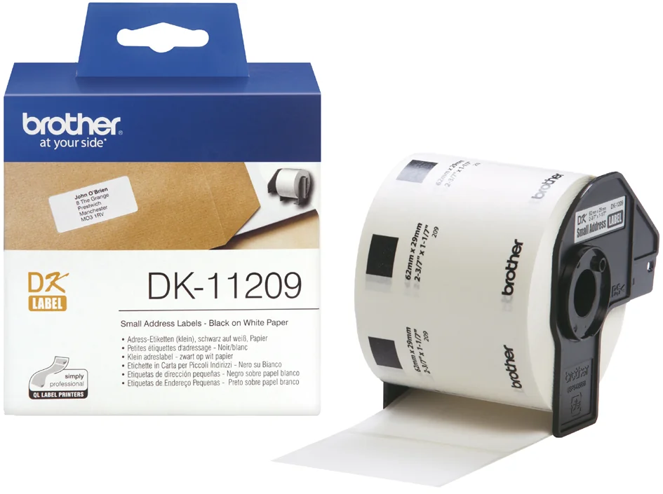 brother DK-11201 Etiquettes d'adresse, 29 x 90 mm