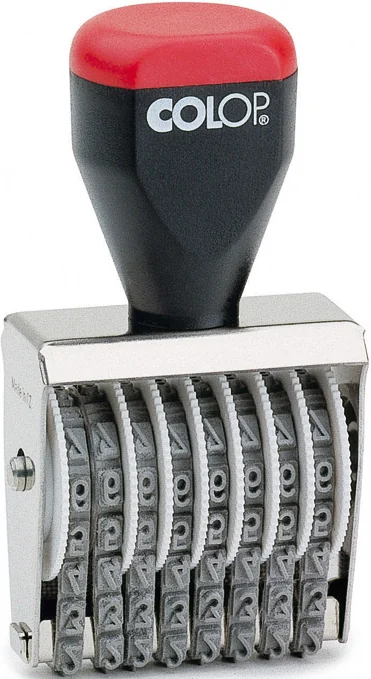 COLOP Tampon numéroteur 04008, 8 positions