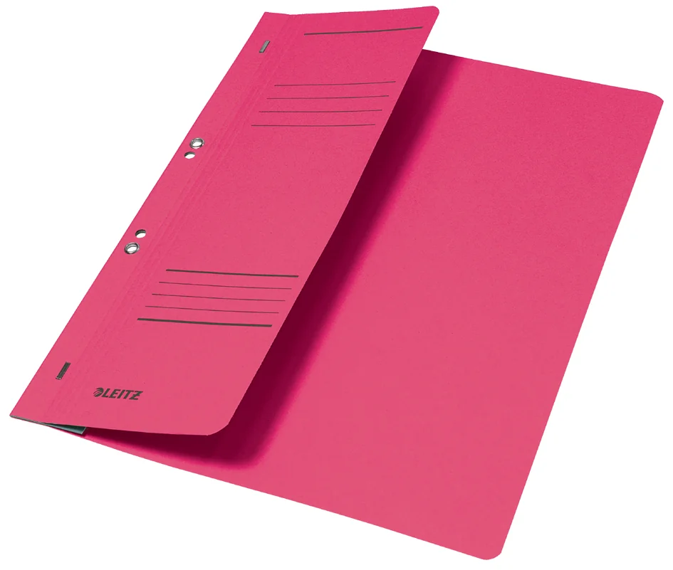 LEITZ Chemise à oeillets, carton manille, A4, rouge Grand Paris Fournitures LEITZ Chemise à oeillets, carton manille, A4, rouge – Image 3