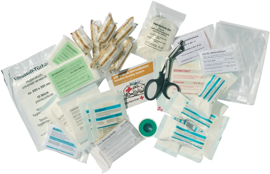 DURABLE FIRST AID SET L, armoire à pharmacie design, argent Grand Paris Fournitures DURABLE FIRST AID SET L, armoire à pharmacie design, argent – Image 5