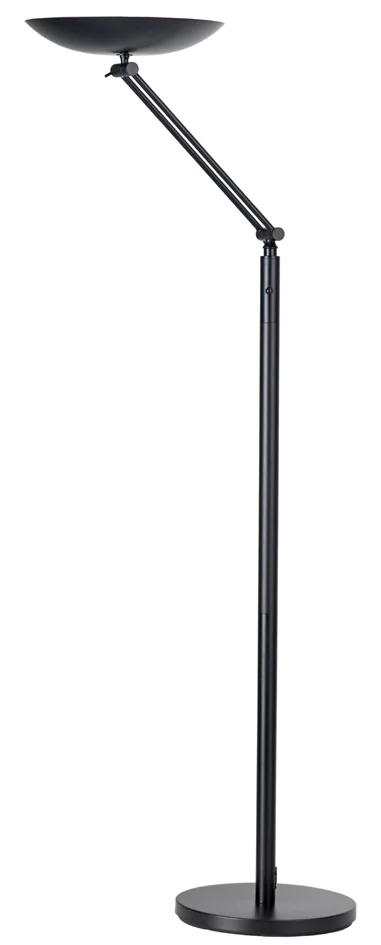 UNiLUX Lampadaire à LED VARIALUX, couleur: noir