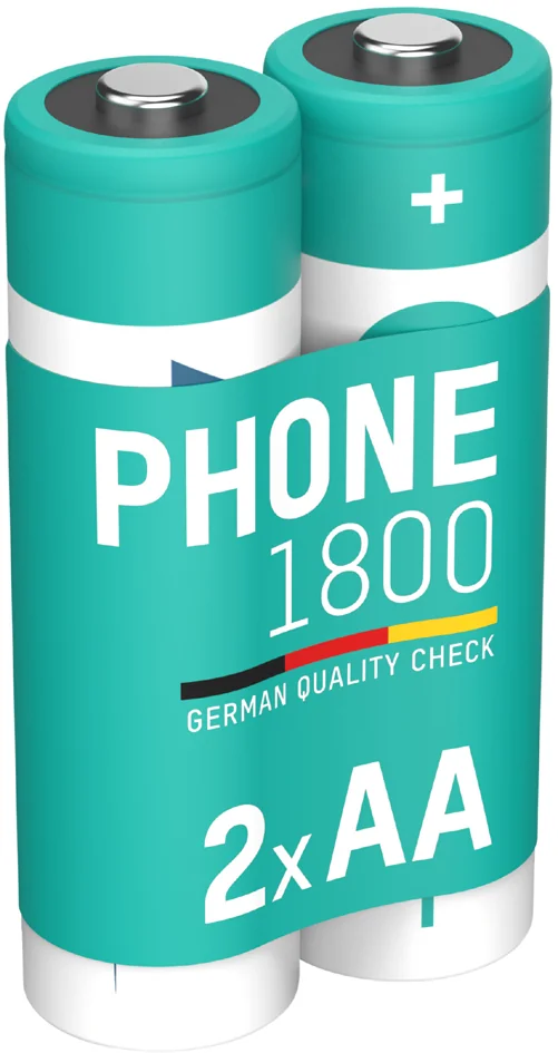 ANSMANN Pile Dect NiMH, Mignon AA, 1.300 mAh, blister de 2