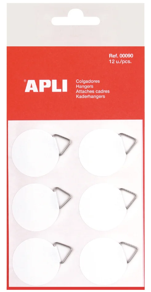 APLI Attache cadre, papier autocollant, blanc