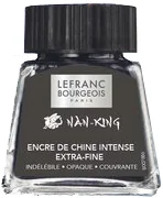 LEFRANC BOURGEOIS Encre de Chine Nan-King, 14 ml, noir