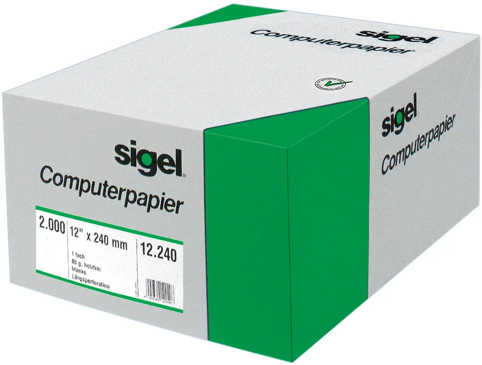 sigel Papier listing, 180 mm x 8' (20,32 cm)
