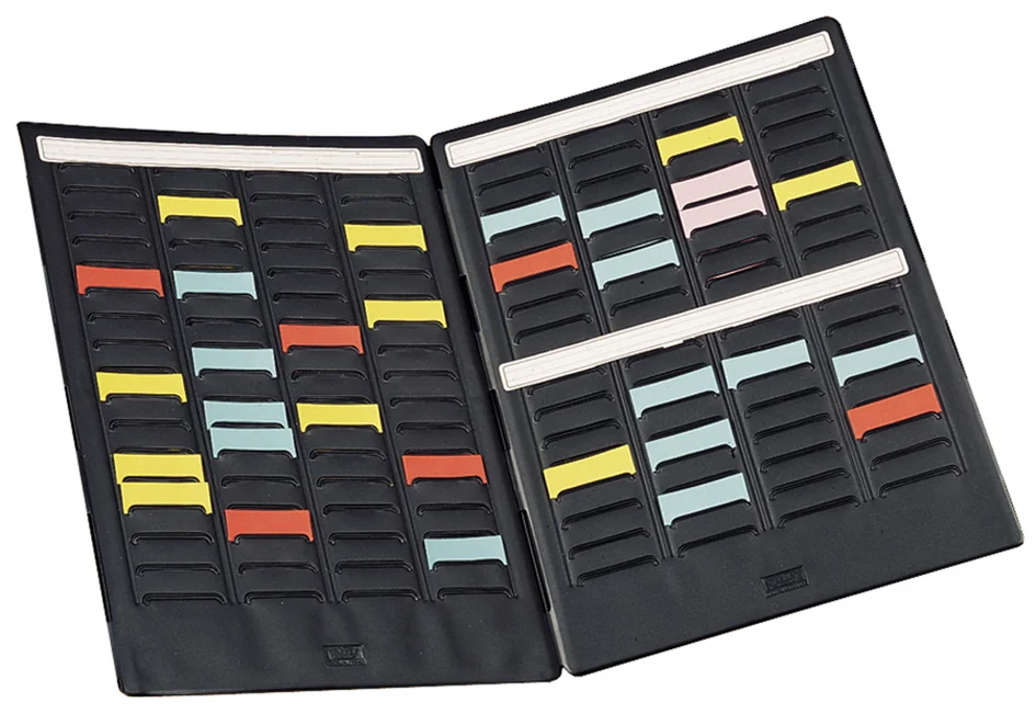 nobo Mini-Planning portable à fiches T, pour fiches en T