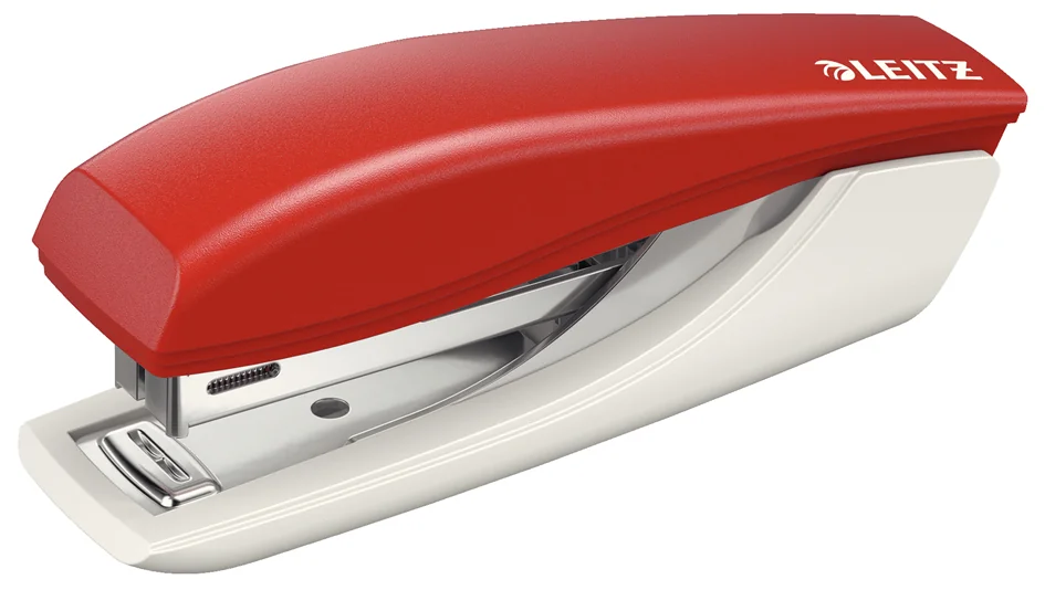 LEITZ Mini-agrafeuse 5517, capacité: 10 feuilles, rouge