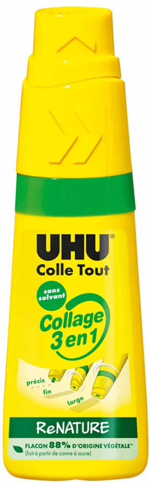 UHU Colle universelle 'Collage 3 en1' ReNATURE, sans solvant