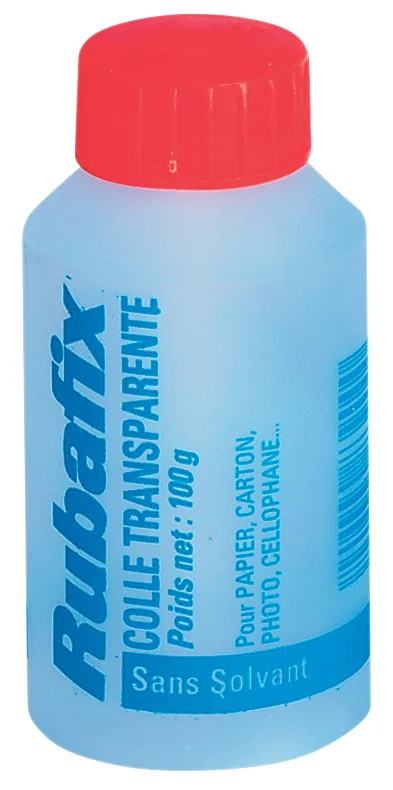 Rubafix colle liquide multi-usage avec pinceau, transparent