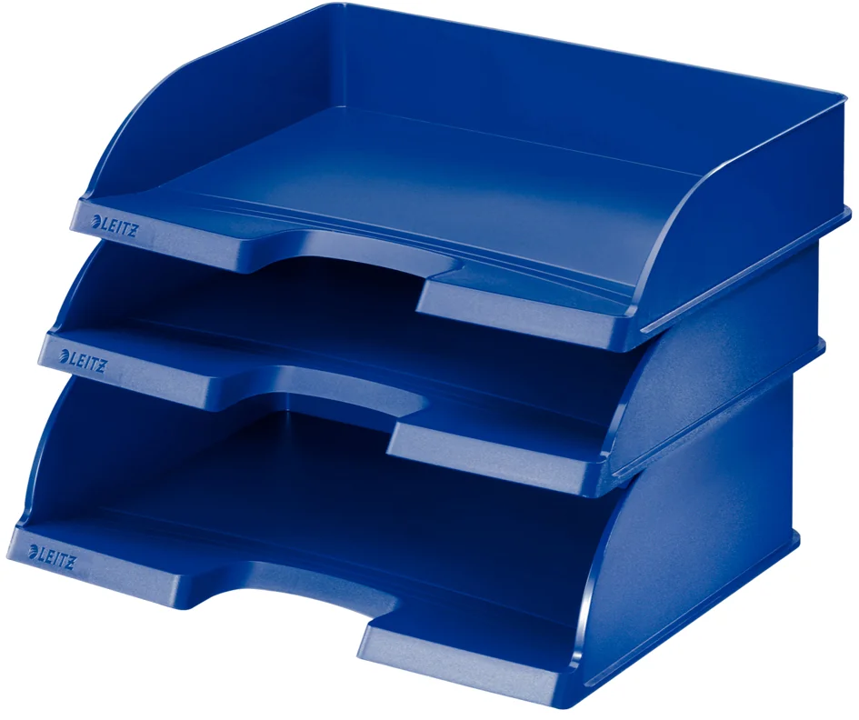 LEITZ Corbeille à courrier Plus Jumbo, A4 paysage, gris