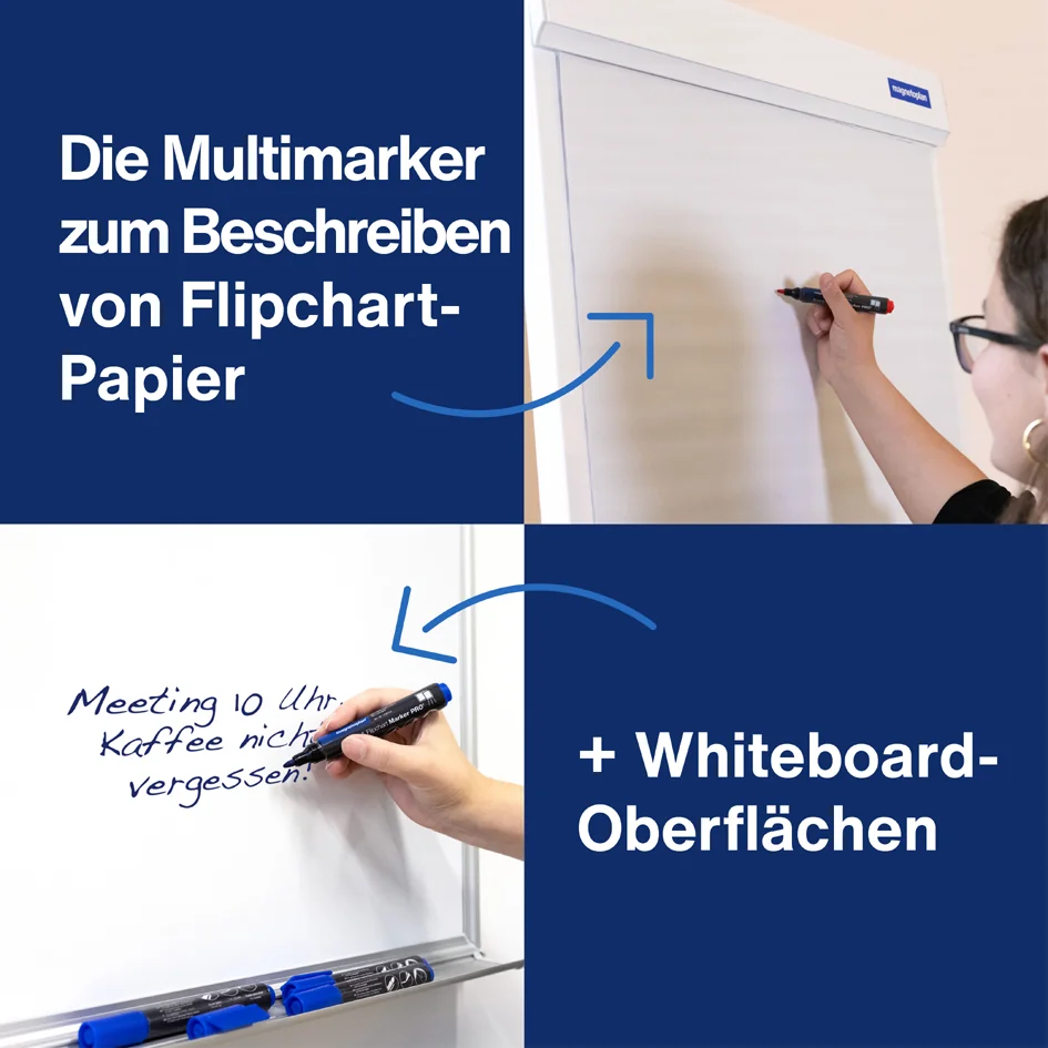 magnetoplan Marqueur pour tableau blanc & chevalet PRO+