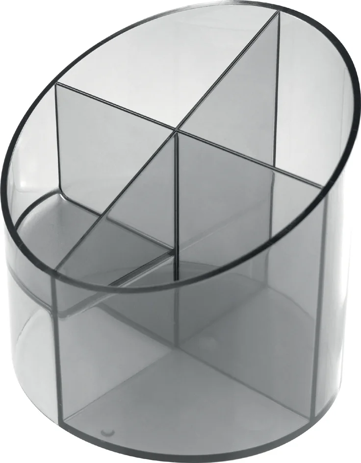 helit Pot multifonction 'the cross', 4 compartiments, gris