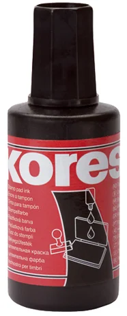 Kores Encre pour tampon encreur, contenu: 27 ml, vert