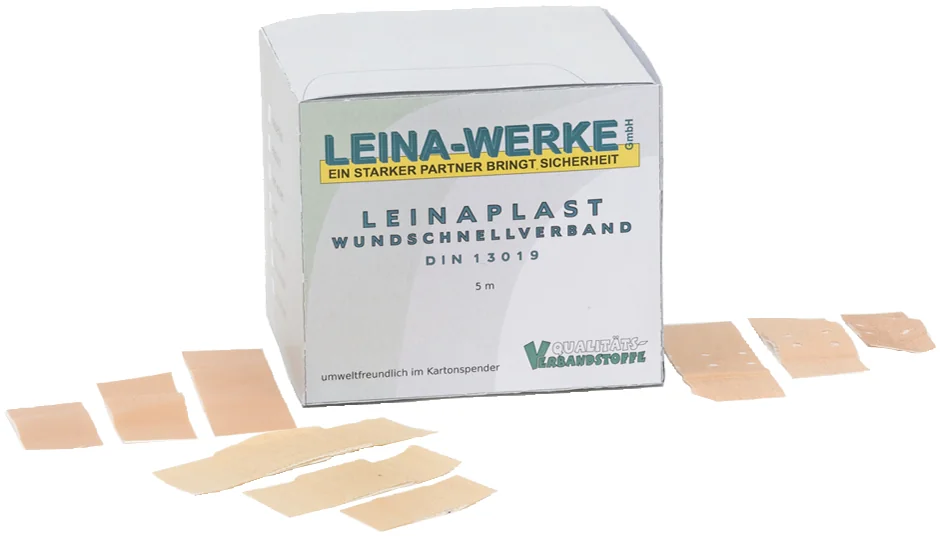 LEINAPLAST pansement 1 m x 4 cm, élastique, couleur de la
