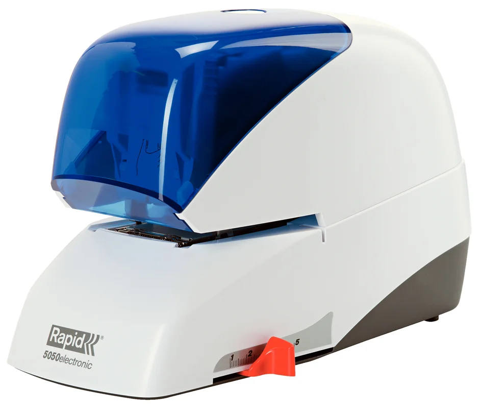 Rapid Agrafeuse électrique Supreme 5050e, blanc/noir