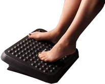 Fellowes Repose-pieds Standard, réglable, noir/gris