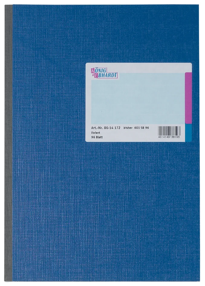 König & Ebhardt Brouillon, format A4, 96 pages, ligné