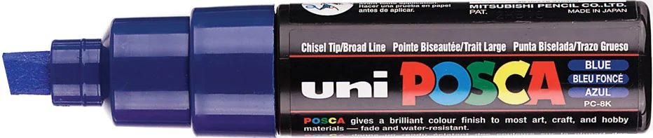 POSCA Marqueur à pigment PC-8K, gris