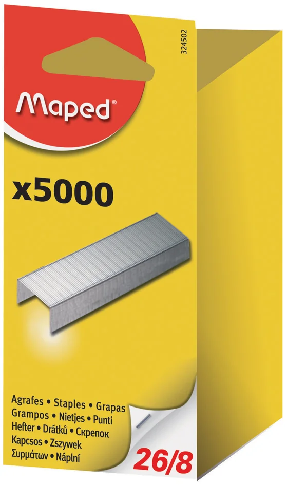 Maped Agrafes BB 8/4, grand paquet, cuivré Grand Paris Fournitures Maped Agrafes BB 8/4, grand paquet, cuivré – Image 3