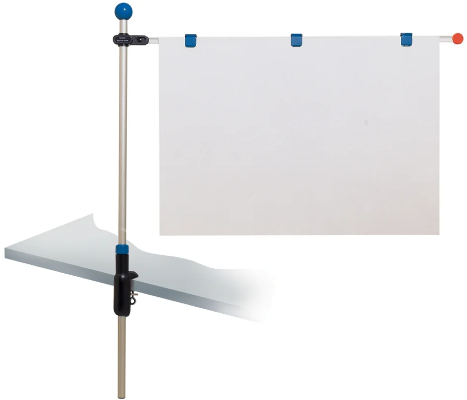 MAUL Porte-plans 'Tischpresenter', gris, avec pince