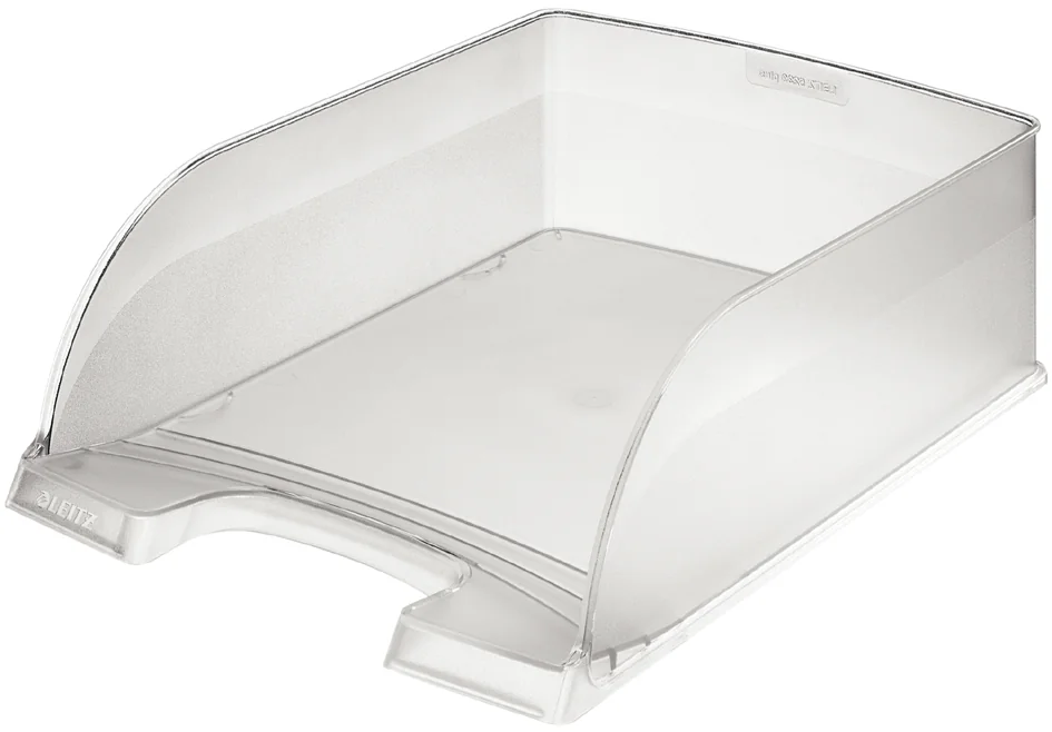 LEITZ Corbeille à courrier Plus Jumbo, A4, polystyrène,givré