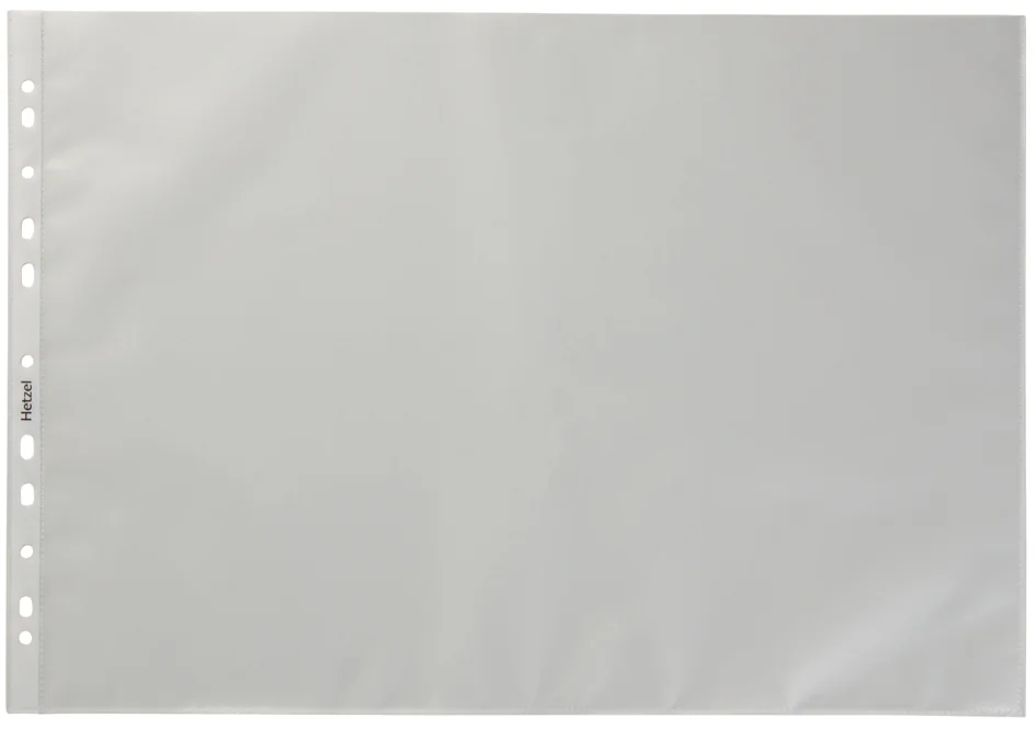 HETZEL Pochette perforée standard, A3 paysage, pp,