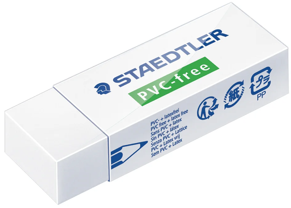 STAEDTLER Gomme B20, sans PVC, blanc