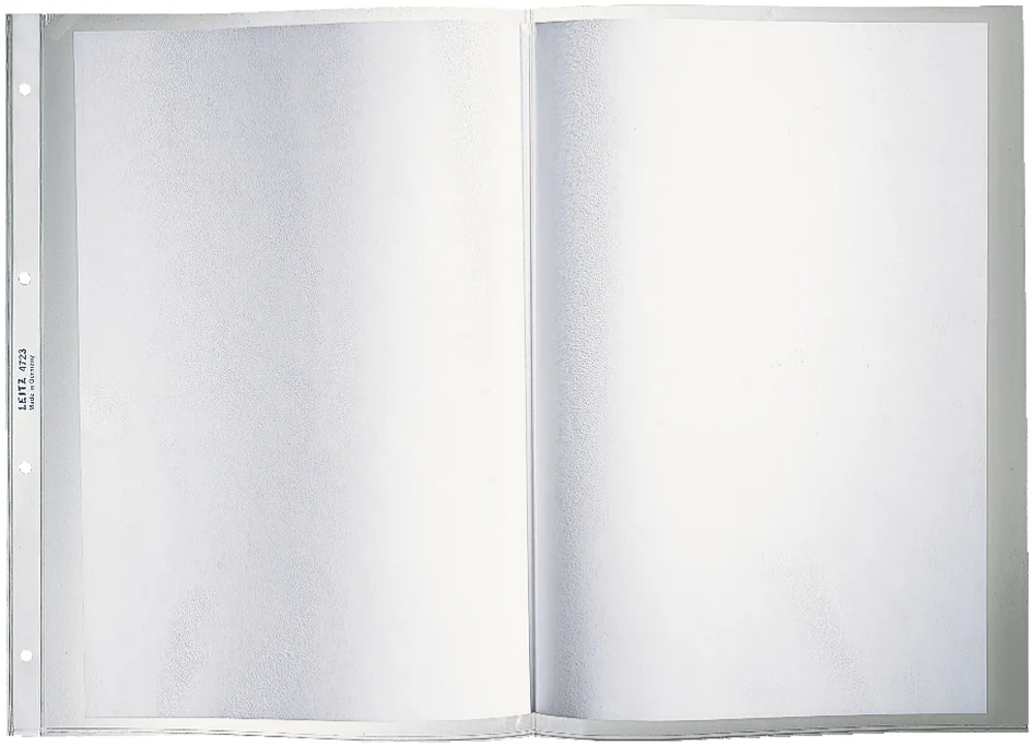 LEITZ Pochette perforée, A3 portrait, PP, grainé, 0,13 mm Grand Paris Fournitures LEITZ Pochette perforée, A3 portrait, PP, grainé, 0,13 mm – Image 2
