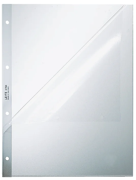 LEITZ Pochette perforée, A4, en PP, grainé, 0,12 mm, Grand Paris Fournitures LEITZ Pochette perforée, A4, en PP, grainé, 0,12 mm, – Image 3