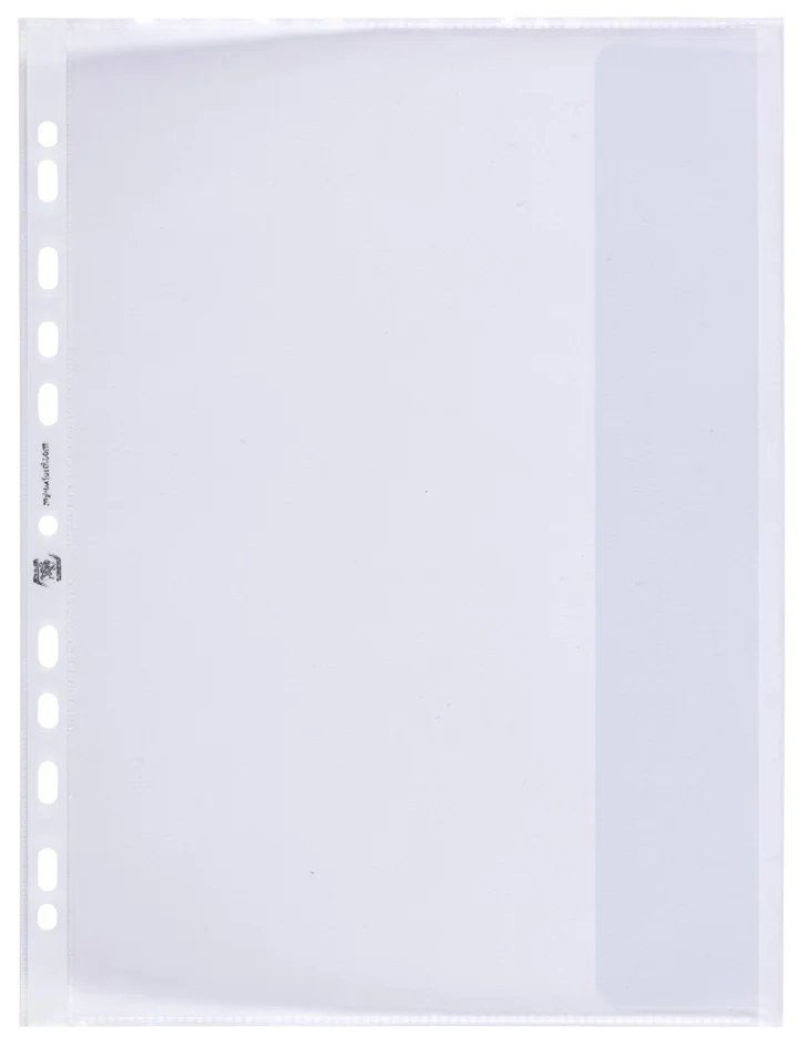 Oxford Pochettes perforées XXL, A4, PP, 0,09 mm, grainé