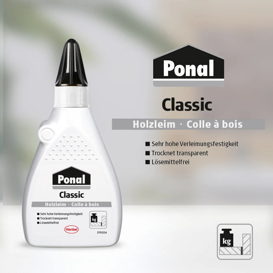 Ponal Colle à bois Classic, sans solvant, flacon de 120 g, Grand Paris Fournitures Ponal Colle à bois Classic, sans solvant, flacon de 120 g, – Image 5