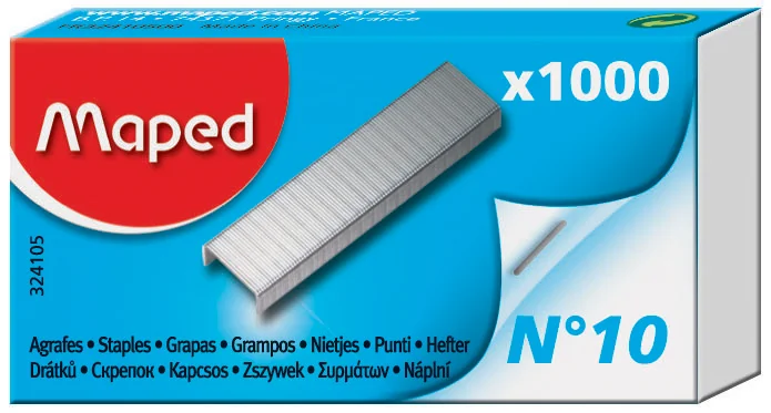 Maped Agrafes 26/6, petit emballage, zingué