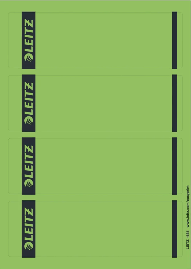 LEITZ Etiquette pour dos de classeur, 61 x 192 mm, vert Grand Paris Fournitures LEITZ Etiquette pour dos de classeur, 61 x 192 mm, vert – Image 4
