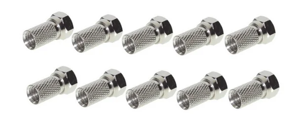 shiverpeaks Connecteur F BASIC-S, fiche F mâle Twist-on