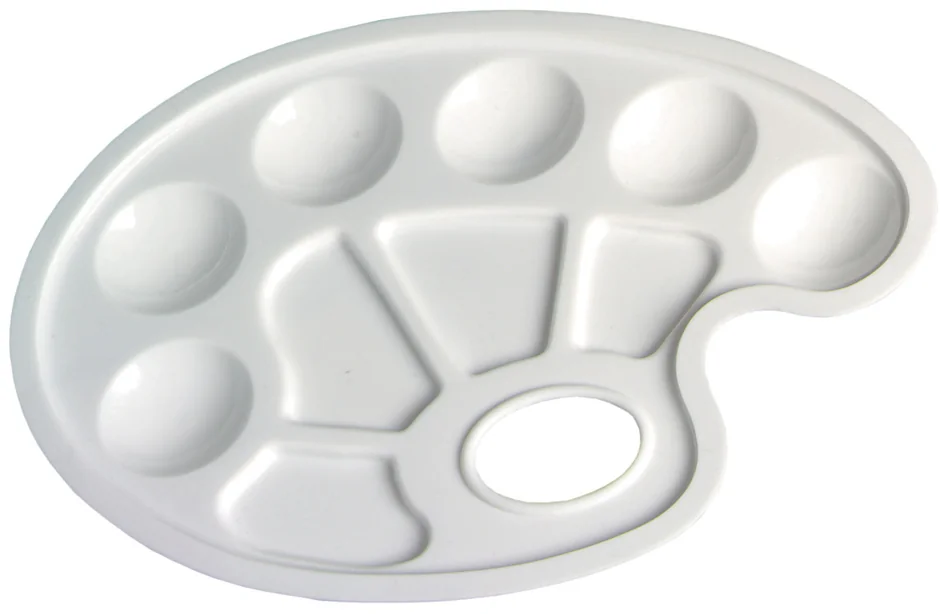 herlitz Palette de mélange pour peinture, en plastique