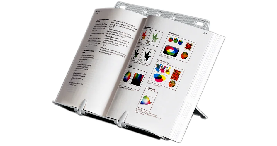 Fellowes Porte-copies/serre-livres BookLift, argent