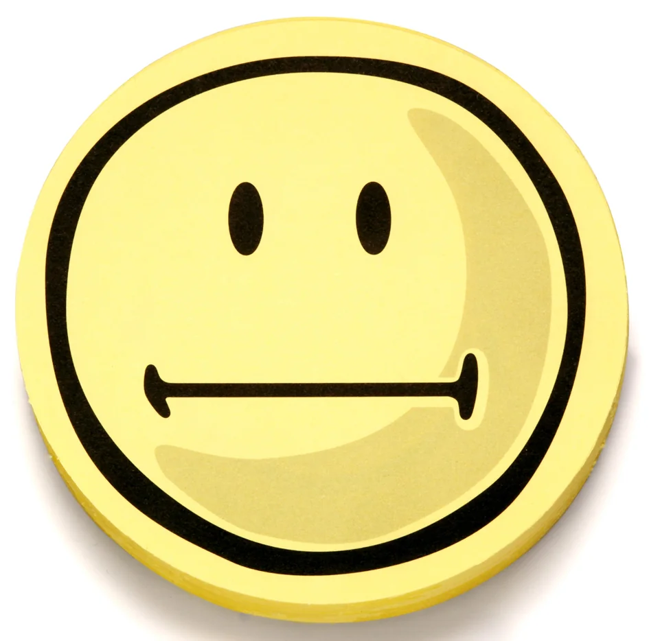 magnetoplan Symboles d'évaluation Smilies, neutre, rond