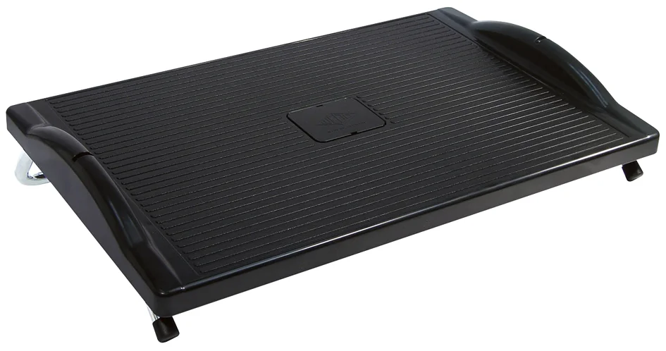 WEDO Repose-pieds Swing, ajustable en hauteur, noir